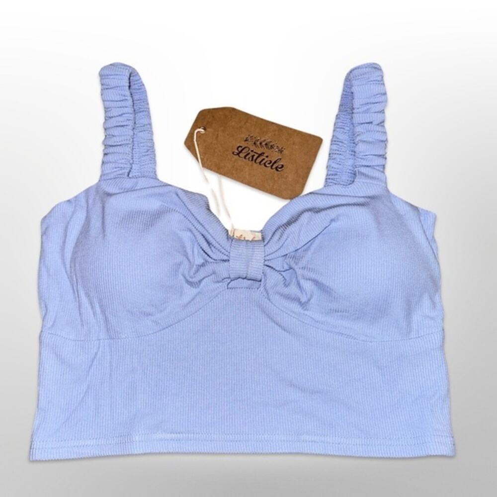 Listicle Ice Blue Tank Top NWT